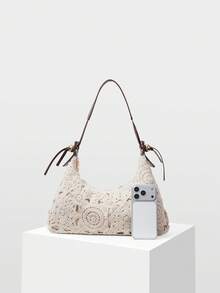 MOTF 女士单肩包 - 杏色 - 查看 3