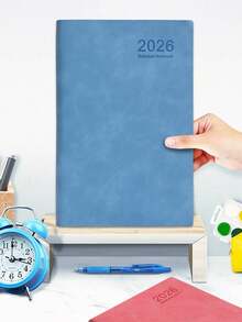 SHEIN 2026 新款笔记本（148*210毫米/5.83*8.27英寸） - 200/360页，带笔插，软皮封面，适合商务会议、学校、家庭和日常浪漫使用 - A5 - 查看 3