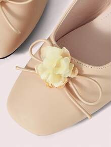 CUCCOO DOLLMOD Sweet Fairy Baotou Sandals Female Fashion French Ladies Commuter Flowers Gentle Outer Wear High Heels Pink Light Mouth Mary Jane Sneakers - Baby Pink - View 4