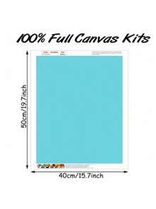 1 Set 30x40cm/11.8x15.7 Inch DIY Diamond Painting Kit, Frameless, Beautiful Scenery, Mixed Colors, Landscape Theme, All Seasons, Suitable For Home Decor, Living Room, Entryway, Bedroom And Lovely Artwork - Multicolor - View 11