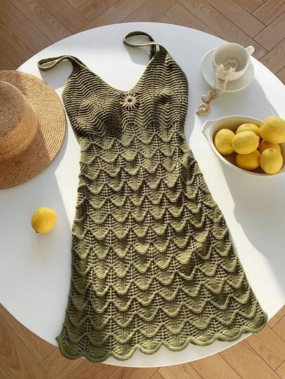 Comfortcana Women's Sexy Knitted Texture Bandeau Dress, Suitable For Evening Party, Date, Beach, Summer Vacation, Bohemian Style Holiday, Music Festival, Autumn/Winter