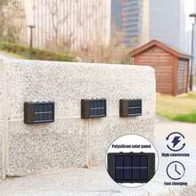 1/2个 6/8LED 冷/暖光户外太阳能壁灯，庭院花园装饰阳光灯笼 - 凸鏡壁燈 - 查看 9