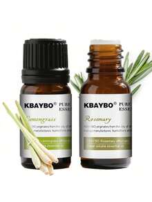 精油套装，10毫升6种香型精油，适用于加湿器、香薰蜡烛、香薰机，包含薰衣草、薄荷、迷迭香、柠檬草、甜橙、茶树六种香型，推荐作为节日礼物 - 彩色 - 查看 3