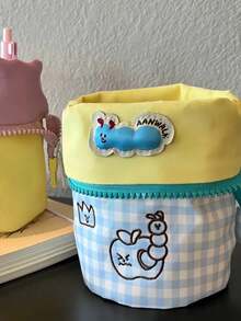 Joivida 1 chiếc hộp đựng bút kiểu Nhật tối giản, dung tích lớn, dạng gập dọc, dễ thương dành cho nữ sinh trung học, đồ dùng học tập cho năm học mới, quà tặng đồ dùng học tập sáng tạo, được ưa chuộng. - Nhiều màu - Xem 10