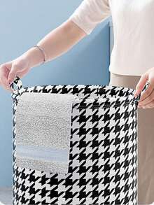 1 buah Keranjang Cucian Kapasitas Besar yang Ditingkatkan, Dengan Lapisan Anti Air, Cocok Untuk Menyimpan Pakaian, Mainan, Barang-barang Lain dan Keranjang Cucian Lainnya di Kamar Tidur, Kamar Mandi, Asrama - anjing hitam dan putih - View 8