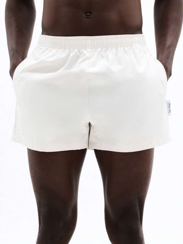 Classic Swim Trunks With Drawstring
