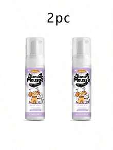 1pc/2pcs Pet Cleaning Mousse, Deodorizing Foam, Perfect For Cats And Dogs' Bodies And Fur, Easy-To-Use, No-Rinse Beauty Foam For Softer, Smoother Fur. - Multicolor - View 4