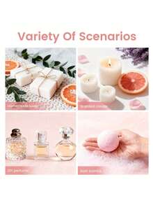 1瓶/2瓶葡萄柚精油 - 用于加湿器和香薰蜡烛，适用于瑜伽室、客厅，加湿器油，精油，淡雅空气清新剂油，芳香浓缩油，天然萃取。 - 多樣化香型 - 查看 5