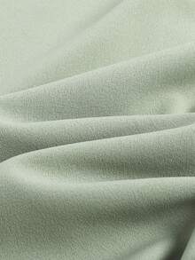 SHEIN Girlism 优雅派对纯色不对称领鱼尾连衣裙，适合青少年女孩。 - 薄荷綠 - 查看 6