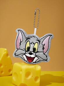 TOM & JERRY X SHEIN 可爱毛绒挂件，材质柔软，适合挂在包包、钥匙链、书包等处，适合青少年、成人等。
