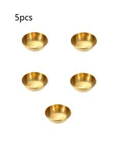 5个装DIY面膜搅拌碗，3.23英寸不锈钢材质，美容师专用面膜碗，小型搅拌碗，美容师用品，女士护肤家用沙龙化妆品美容 - 彩色 - 查看 13