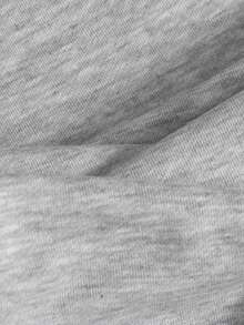 SHEIN Tween Girls' Casual Drawstring Waist Loose Fit Printed Sweatpants, Back-To-School Outfit, Basics, Versatile Daily Wear - Grey - View 6