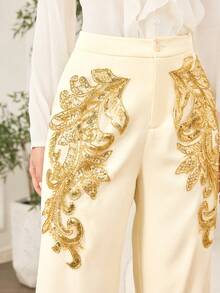 Modelyn 女裤 - 杏色 - 查看 5