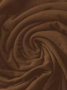 SHEIN LUNE 2pcs Women's Casual Round Neck Bodycon Mini Dress Set - Multicolor - View 3