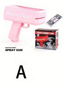 Raining Money Banknote Gun 100pcs Toy Money Fashion Party Outdoor Games Fun Funny Gift - Multicolor - View 11