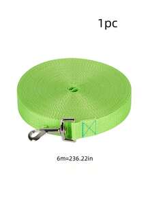1pc Pet Leash. Sturdy And Durable, Suitable For Long Walks. Comes With A High-Quality Hook That Is Durable, Bite-Proof And Rust-Proof; Suitable For Small, Medium, And Large Dogs - grass green - View 3