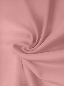 Manfinity Dauomo 男士夏季純色鈕扣半扣短袖帽T恤 - 粉色 - 查看 6