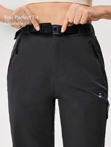 OutZeal Women Outdoor Pants Camping Hiking Water-Resistant Slim-Fit Adjustable Belt With Multi Pockets - Dark Grey - View 3