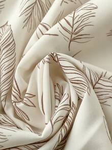 Linhara Blusa casual da donna con stampa botanica a foglie, collo rotondo, doppio strato, maniche corte, adatta per uso casual, elegante, versatile, dolce, per appuntamenti, stile retrò, spiaggia, vacanza. Nuovi arrivi, bluse e top da donna per l'estate. - Multicolore - Visualizzare 6