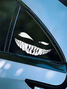 Zazumi Smiling Demon Gothic Vinyl Decal Waterproof Car Sticker For Window Bumper Laptop Motorcycle Helmet Spooky Decor Holiday Season Gift Ideas Must Haves - Multicolor - View 8
