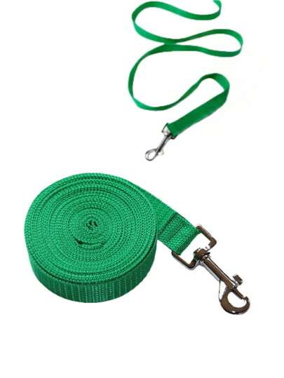 1 قطعة سير كلب. قوي ومتين، مناسب للمشي لمسافات طويلة. يأتي مع خطاف عالي الجودة متين ومقاوم للعض والصدأ؛ مناسب للكلاب الصغيرة والمتوسطة والكبيرة