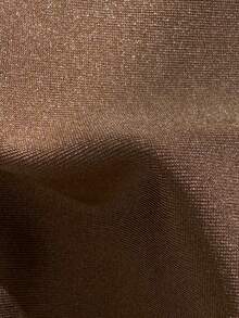 Bonvoyette Brown Embroidered Casual Women's Camisole & Tankini Swimsuit Set - Brown - View 7