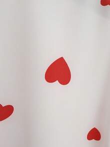 Écloséra New Asymmetrical Heart Graphic Long Sleeve Blouse For Women, Spring/Autumn - Multicolor - View 6