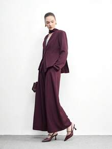 CUCCOO BIZCHIC 女士高跟鞋 - 酒紅色 - 查看 6