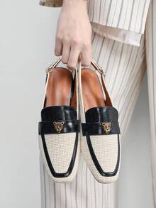 CUCCOO BIZCHIC Women's Casual Slip-On Mule Slippers, Flat Backless Loafers - Multicolor - View 3