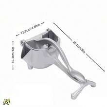 1件/S M L 铝制手动榨汁机 无需用电的厨房榨汁机 - 銀色 - 查看 12