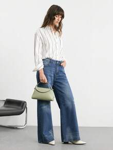 SHECARRY Túi xách nữ kiểu dáng thường ngày, tiện dụng cho việc đi làm - màu xanh lá - Xem 10