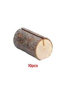 10 chiếc giá đỡ thẻ gỗ mộc mạc, giá đựng số bàn, giá đựng thiệp ghi nhớ cho tiệc cưới, Giáng sinh. - Nhiều màu - Xem 9