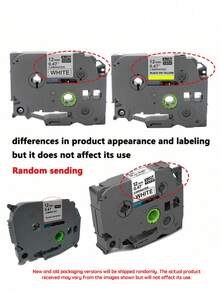 1 件 TZe-231 12 毫米标签带兼容兄弟 TZe 胶带 TZe231 Tze131 Tze-631 Tze-531 Tze-731 Tze-431 适用于兄弟标记 PTD450 TZ-White-Label 胶带 231 131 层压胶带 631 431 531 标签色带兼容兄弟 PT-H110 标签机随机发送回学校