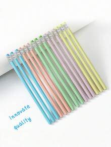 10/20 chiếc bút chì màu ngẫu nhiên, bút chì HB, bút chì có đầu bút hình hoa, bút chì cầu vồng. - Nhiều màu - Xem 3