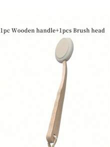 Dụng cụ chà lưng, Dành cho người cao tuổi, Phụ nữ, Kem dưỡng da, Dưỡng ẩm, Chống nắng, Kem chăm sóc da, Bàn chải làm sạch lưng, Cán gỗ tếch, Bàn chải chà cơ thể, Dụng cụ thoa kem dưỡng da, Bàn chải tắm. - Nhiều màu - Xem 3