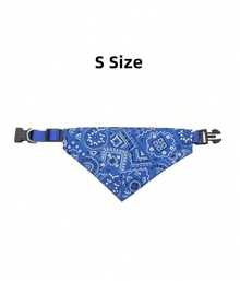 PETSIN 1 pieza Pañuelo triangular ajustable para mascotas perros y gatos, lavable, tipo bandana, collar, babero, decoración para el cuello de gatos, disfraz para fiestas de cumpleaños - Multicolor - Ver 12