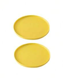 1PC/2PCS Silicone Pet Feeding Mat Dog Food Water Pad Puppy Diner Raised Rubber Bowl Mat Waterproof Cat Dog Tray Anti Spill For Medium Small Pets Non Slip Easy Clean - Multicolor - View 8