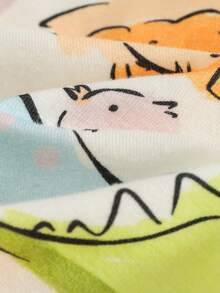 Cozy Pixies 4pcs Baby Boy Snug Fit Pajama Set - Round Neck Long Sleeve Top And Elastic Waist Long Pants Boys Pajama Sets Cotton Baby Pj Set Boy Baby Boy Clothes Dinosaur Baby Unisex Clothes Sets Baby Boy Clothes Long Sleeve - Multicolor - View 6