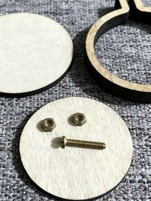 5/10pcs 4cm Mini Wooden Embroidery Hoop Ring,Cross Stitch Frame DIY Handmade Pendant Crafts Embroidery Circle Sewing Kit - Multicolor - View 5