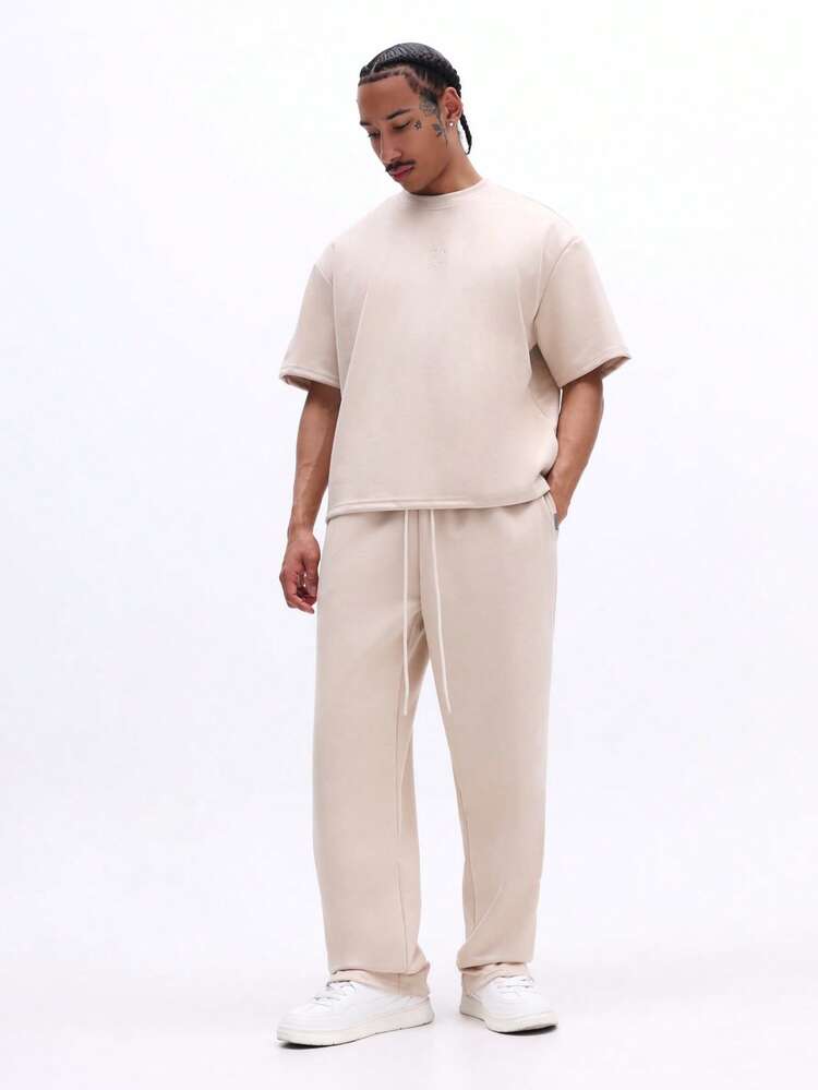 Oversized T-Shirt With Baggy Sweatpants Set