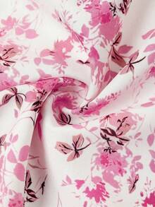 Ellevyn 收腰圆领吊带连衣裙，浪漫假日连衣裙 - 杏色 - 查看 6