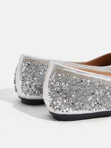 CUCCOO TILAWA Women Flats - Silver 1 - View 5
