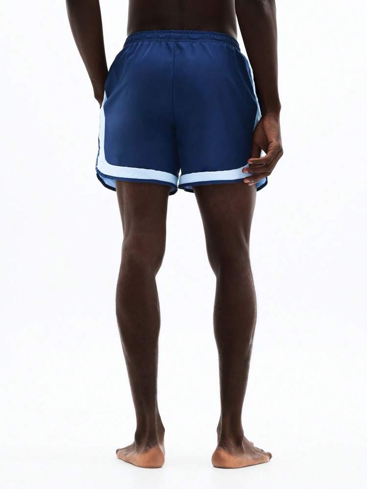 Pantaloncini da surf con strisce laterali e logo
