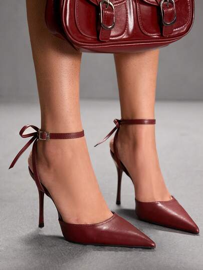 CUCCOO SZL Women's Y2K Punk Motorcycle Style High Heel Pumps, Suitable For Halloween, Christmas, Party Outfits Valentine's Day