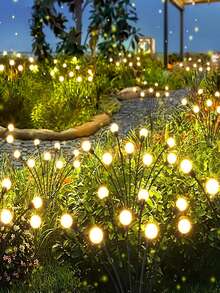 20 Lighthouse Shaped Solar Garden Decoration Lights. Perfect For Decorating Outdoor Garden Paths And Lawn. It Is An Ideal Choice For Decorating - color - View 2