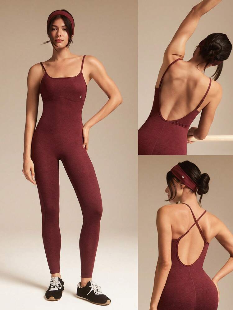 26" Softy Velvaire Super Soft Switch Back 2-Way Wear Bodysuit Low Impact Yoga Pilates Studio Daily Casual Wear Removable Cups