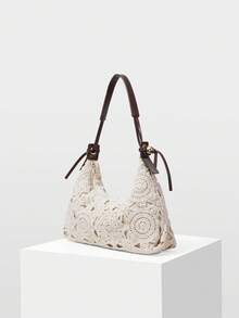 MOTF 女士单肩包 - 杏色 - 查看 1