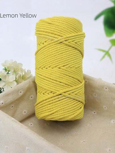 1 Stück 3mm 100m DIY Handwebseil Makramee Seil Dekorative Schnur Wandteppich Garn Bündel Bindegarn Bastelzubehör Set