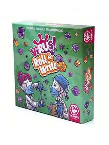 1张病毒！卷轴书写派对游戏 - 趣味家庭桌游，包含疫苗和社交距离卡牌。一款适合2-6名玩家的精彩家庭卡牌游戏。快速又有趣的派对之夜！一款策略性强、趣味十足的家庭和成人派对游戏，包含纸质材料和桌游风格的卡牌。一款适合家庭、朋友和情侣聚会的欢乐卡牌游戏。一款派对游戏，趣味家庭桌游卡牌，一款引人入胜、趣味盎然的卡牌游戏。 - 彩色 - 查看 5