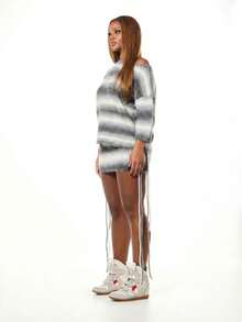 SUMWON WOMEN Women Sweater Skirts - Multicolor - View 4